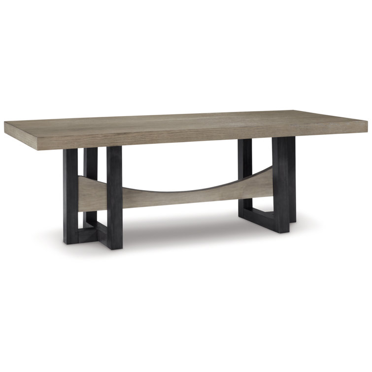 Signature Design by Ashley Foyland 40'' Solid Oak Trestle Dining Table